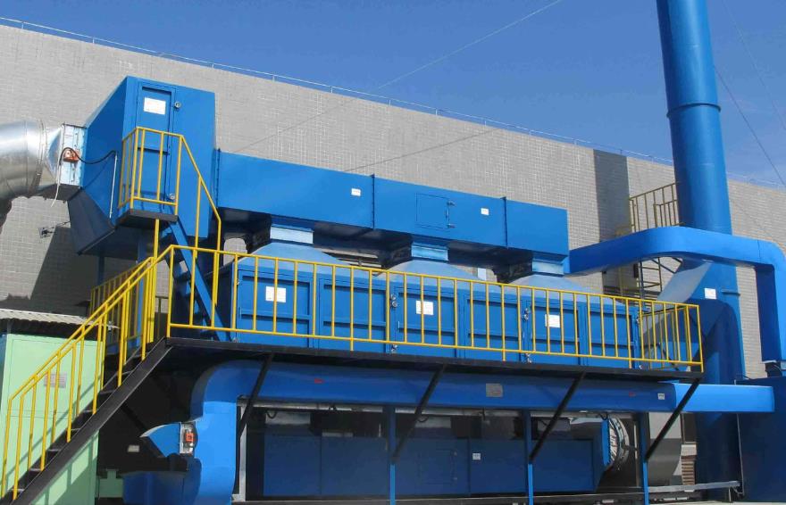 ?鋼鐵廠高爐催化燃燒設備技術應用